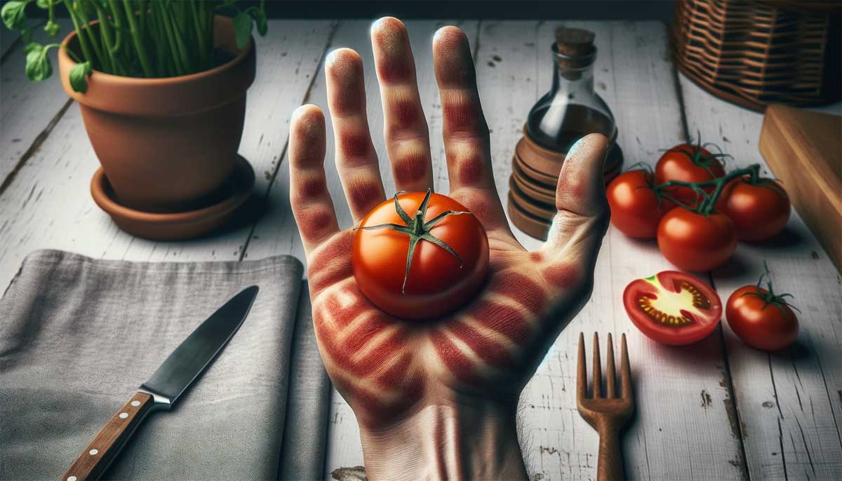 Allergie gegen Tomaten – Symptome und Behandlung