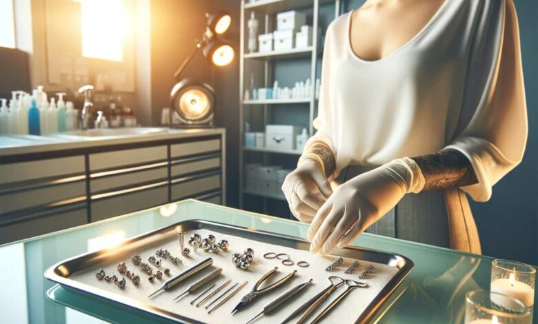 Piercing Allergie, Ursachen und Therapie der allergischen Reaktion [Bildinhalt mit KI erstellt]