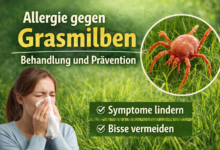 Allergie gegen Grasmilben - Behandlung und Prävention