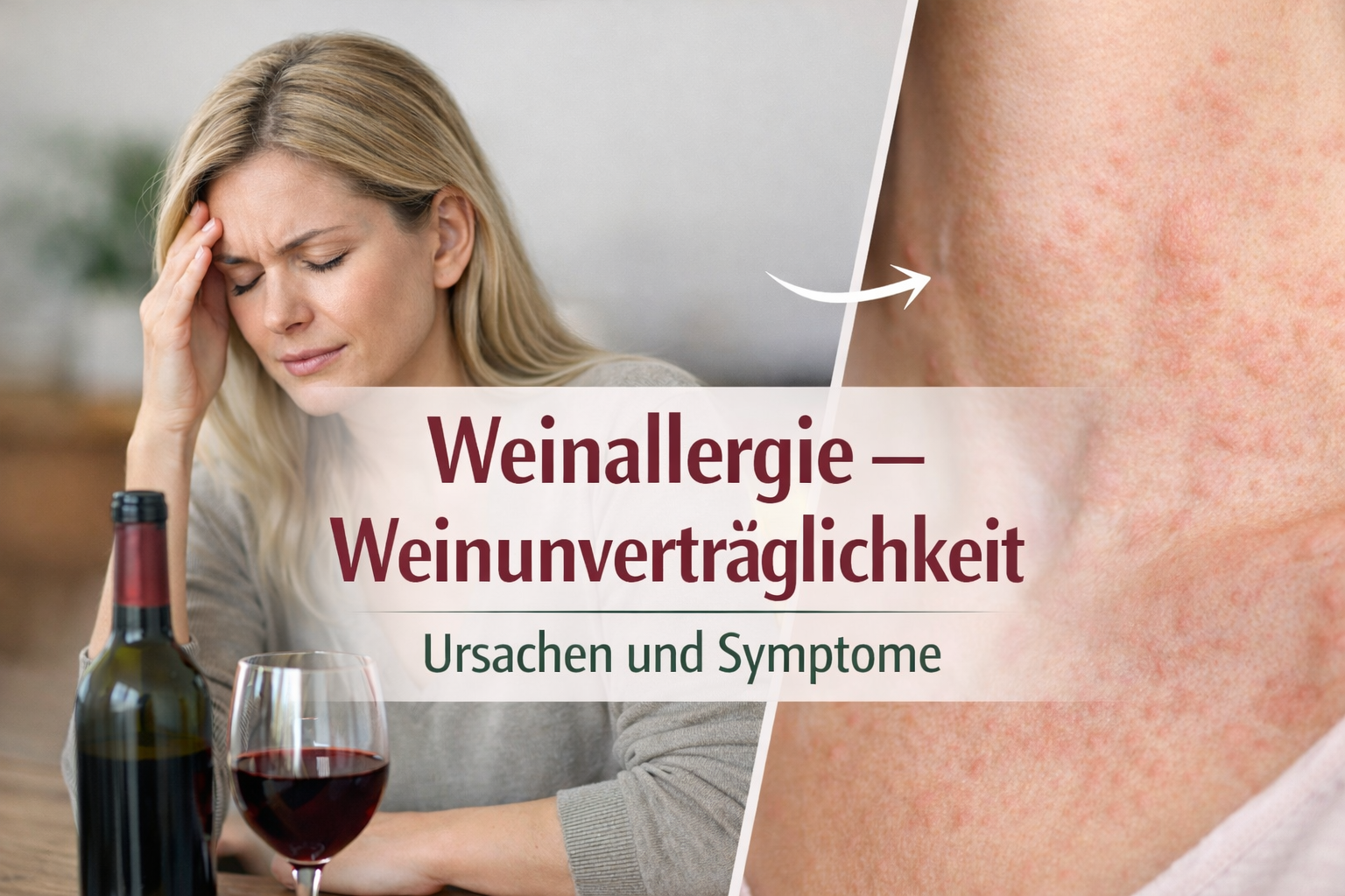 Weinallergie – Weinunverträglichkeit Ursachen und Symptome