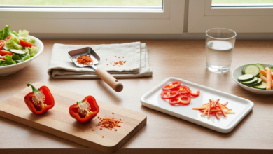 Paprika Unverträglichkeit: Symptome, Ursachen & Hilfe [Bildinhalt mit KI erstellt]